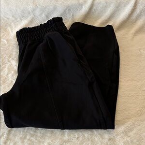 Black Barrel Leg Sweatpants